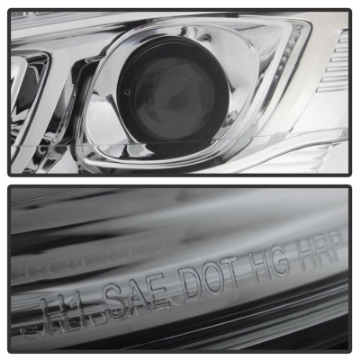 Picture of Spyder Mercedes W221 S Class 07-09 Headlights - HID Model Only - Chrome PRO-YD-MBW22107-HID-DRL-C