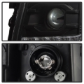 Picture of Spyder Chevy Silverado 1500 07-13 V2 Projector Headlights - LED DRL - Black PRO-YD-CS07V2-DRL-BK