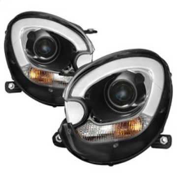 Picture of Spyder Mini Cooper Countryman 11-15 Headlights - Halogen Model Only - Black PRO-YD-MCO11-DRL-BK