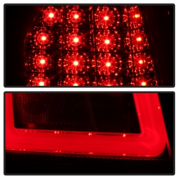 Picture of Spyder Chrysler 300C 08-10 V2 Light Bar LED Tail Lights - Red Clear ALT-YD-C308V2-LED-RC