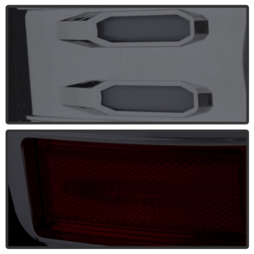 Picture of Spyder Chevy Silverado 2016-2017 Light Bar LED Tail Lights - Smoke ALT-YD-CS16-LED-SM