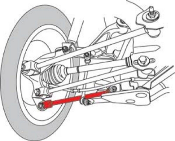 Picture of SPC Performance 2014-2016 Infiniti Q50-Q70 - 2011-2013 M36-M56 Rear Radius Left and Right Rods