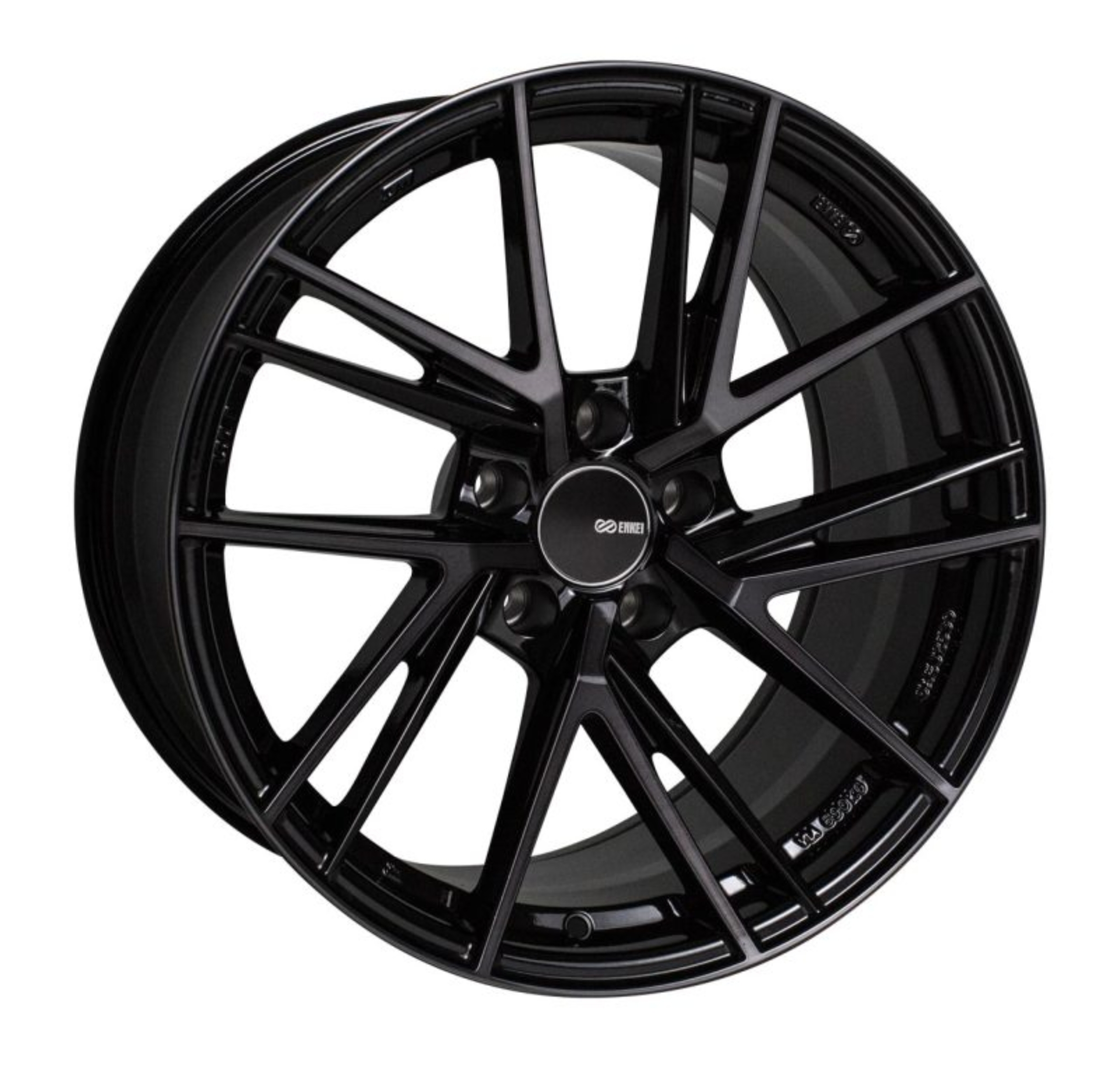 Picture of Enkei TD5 18x8-0 5x114-3 35mm Offset 72-6mm Bore Pearl Black Machined Spoke Black Clearcoat Wheel
