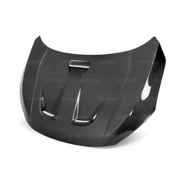 Picture of Seibon 2016-2017 Honda Civic Coupe-Sedan-Hatchback MR-Style Carbon Fiber Hood