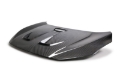 Picture of Seibon 2016-2017 Honda Civic Coupe-Sedan-Hatchback MR-Style Carbon Fiber Hood