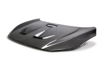 Picture of Seibon 2016-2017 Honda Civic Coupe-Sedan-Hatchback MR-Style Carbon Fiber Hood