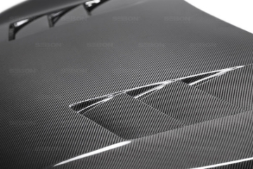 Picture of Seibon 2016-2018 Honda Civic Coupe-Sedan-Hatchback TS-Style Carbon Fiber Hood