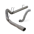 Picture of Diamond Eye KIT 4in DPF-BACK w- DP Single SS 08-10 Ford 6-4L Powerstroke F250-F350