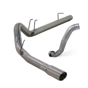 Picture of Diamond Eye KIT 4in DPF-BACK w- DP Single SS 08-10 Ford 6-4L Powerstroke F250-F350