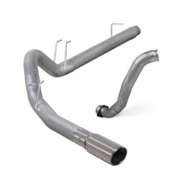 Picture of Diamond Eye KIT 4in DPF-BACK w- DP Single AL 08-10 Ford 6-4L Powerstroke F250-F350