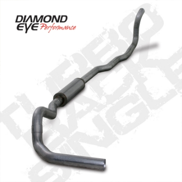 Picture of Diamond Eye KIT 4in TB MRP SGL SS DDG4X4 89-93 Dodge 5-9L Cummins 2500-3500 No Muffler