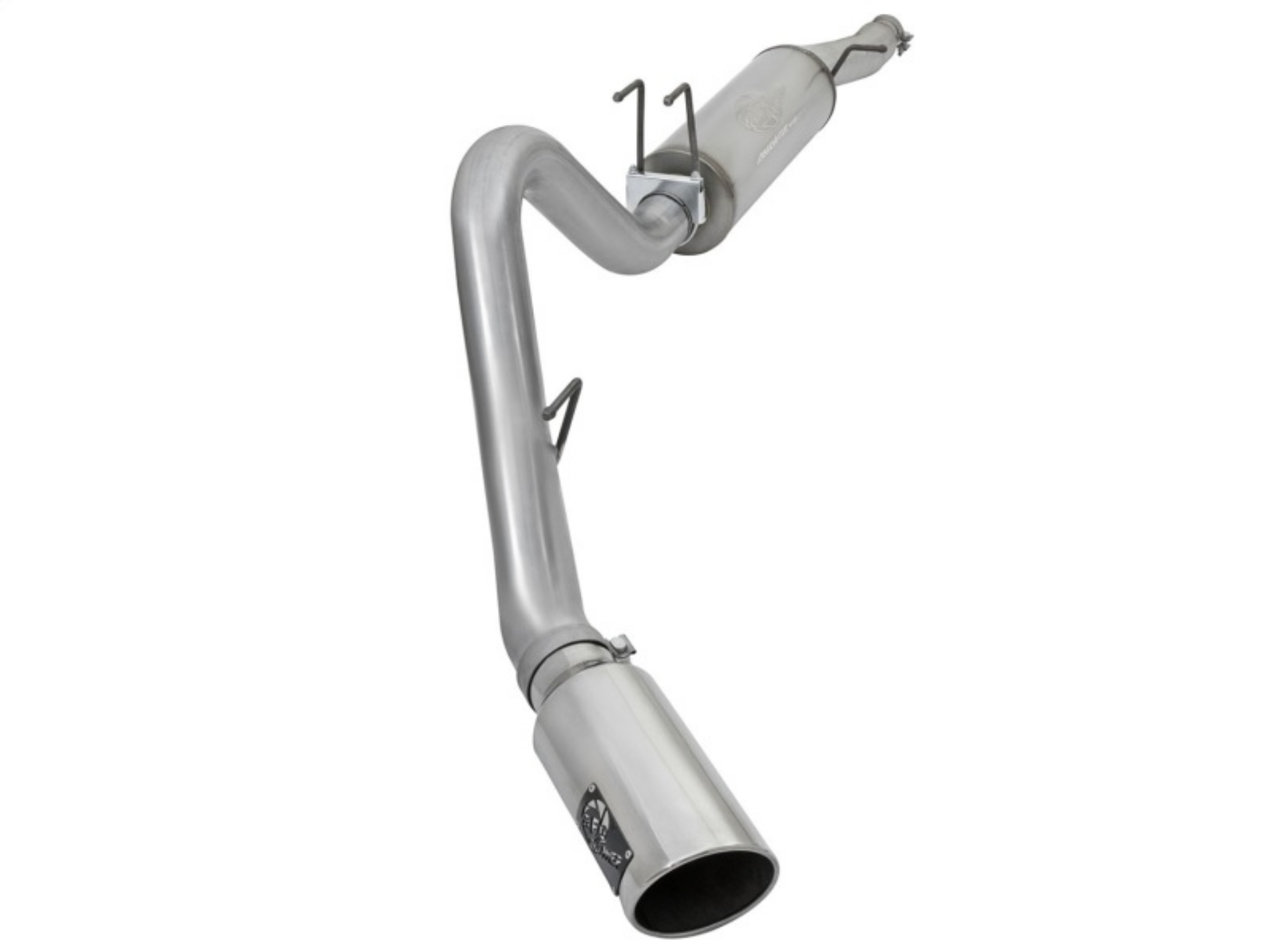 Picture of aFe MACHForce XP 2017 Ford SuperDuty F-250-F-350 V8 6-2L CC-LB Cat-Back SS 4in- Exhaust System