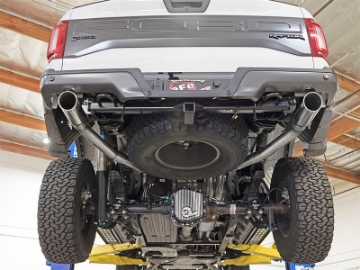 Picture of aFe MACHForce XP Exhaust Cat-Back SS-409 2017 Ford F-150 Raptor V6-3-5L tt w- Polished Tips