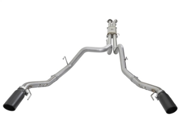 Picture of aFe MACHForce XP 3in 409-SS Exhaust Cat-Back 2017 Ford F-150 Raptor V6-3-5L tt w- Black Tip