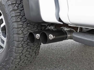 Picture of aFe POWER Rebel Series 3in 409 SS Cat Back Exhaust w- Black Tips 17 Ford F-150 Raptor V6-3-5L