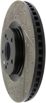 Picture of StopTech 14 Lexus IS Slotted & Drilled Front Right Rotor