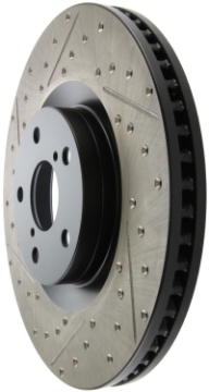 Picture of StopTech 14 Lexus IS Slotted & Drilled Front Right Rotor