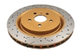 Picture of DBA 2010+ Camaro V8 SS Rear Drilled & Slotted 4000 Series Rotor