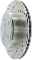 Picture of StopTech Select Sport 2011-2012 Dodge Challenger RT Drilled and Slotted Rear Right Brake Rotor