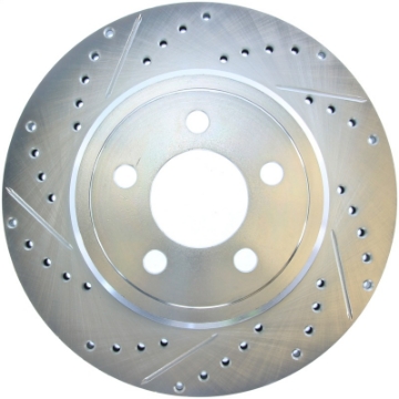 Picture of StopTech Select Sport 2011-2012 Dodge Challenger RT Drilled and Slotted Rear Right Brake Rotor