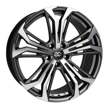 Picture of Enkei Vortex 5 Wheel 17x7-5 45mm Offset 5 x 100 72-6mm Bore - Anthracite Machined