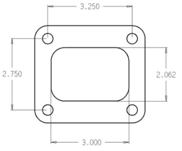 Picture of Cometic Turbo FLG T4 Garrett Exh Inlet -010in Exhaust Gasket