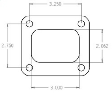 Picture of Cometic Turbo FLG T4 Garrett Exh Inlet -010in Exhaust Gasket