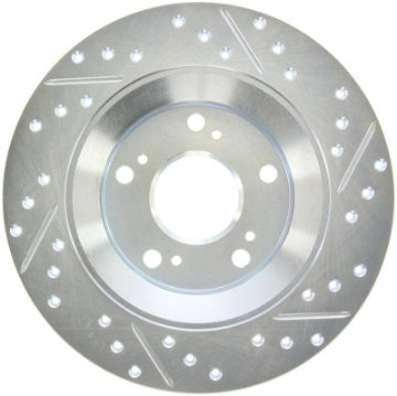 Picture of StopTech Select Sport 2000-2009 Honda S2000 Slotted and Drilled Right Rear Brake Rotor
