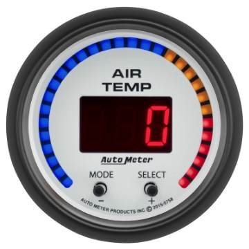 Picture of Autometer Phantom 2-1-16in 0-300 Degree F Digital Dual Air Temp Gauge