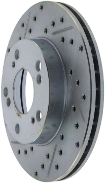 Picture of StopTech Select Sport 06-11 Honda Civic DX-EX-LX Slotted and Drilled Right Front Rotor