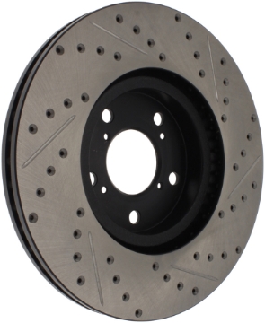 Picture of StopTech 07-08 Acura MDX SportStop Slotted & Drilled Right Front Rotor