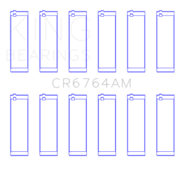 Picture of King Engine Bearings VW AES-AUE-ABV Size +-25 Connecting Rod Bearing Set