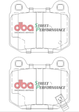 Picture of DBA 03-06 EVO - 04-09 STi - 03-07 350Z Track Edition-G35 w- Brembo SP500 Rear Brake Pads