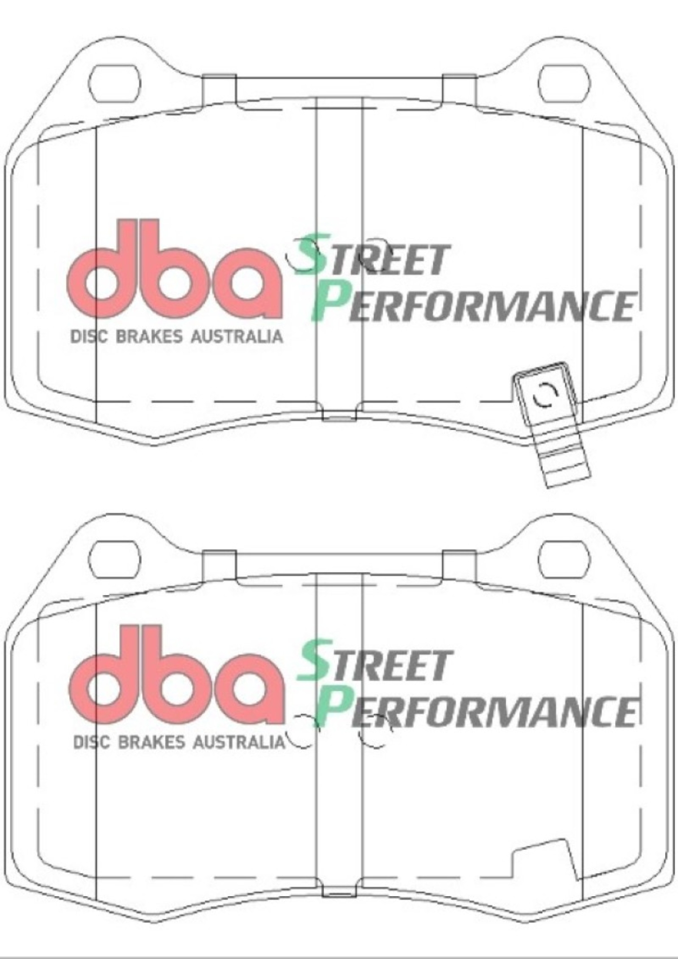 Picture of DBA 03-07 G35 w- Brembo SP500 Front Brake Pads