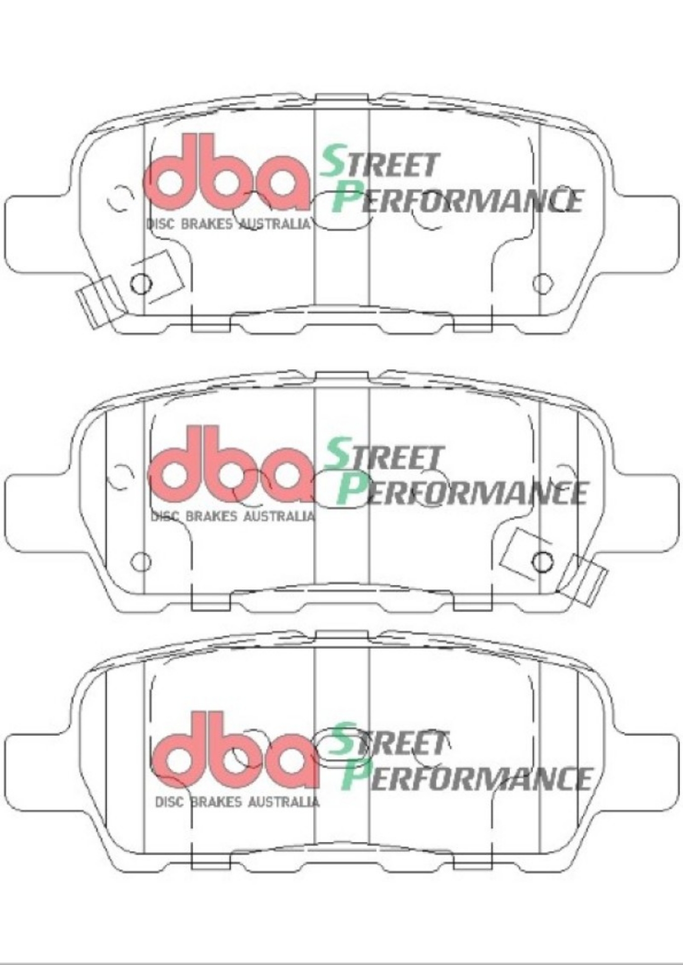 Picture of DBA 07-13 Nissan Sentra SP500 Rear Brake Pads