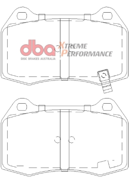 Picture of DBA 03-07 G35 w- Brembo XP650 Front Brake Pads