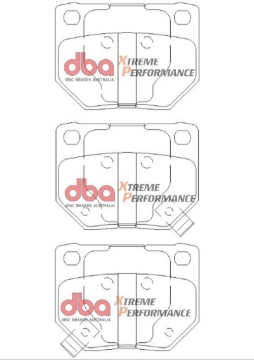 Picture of DBA 06-07 Subaru WRX XP650 Rear Brake Pads
