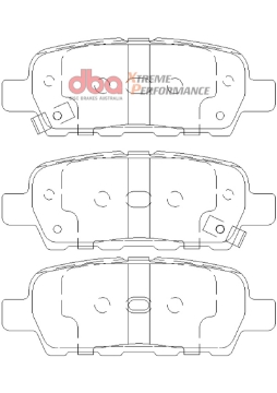 Picture of DBA 07-13 Nissan Sentra XP650 Rear Brake Pads
