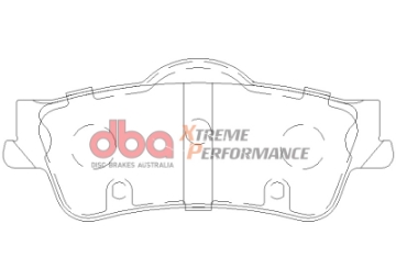 Picture of DBA 08-09 Pontiac G8 3-6 Base-6-0 XP650 Rear Brake Pads
