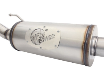 Picture of aFe MACHForce XP 2-1-2in SS-409 Cat-Back Exhausts w- 18in Muffler 07-17 Jeep Wrangler V6-3-6L