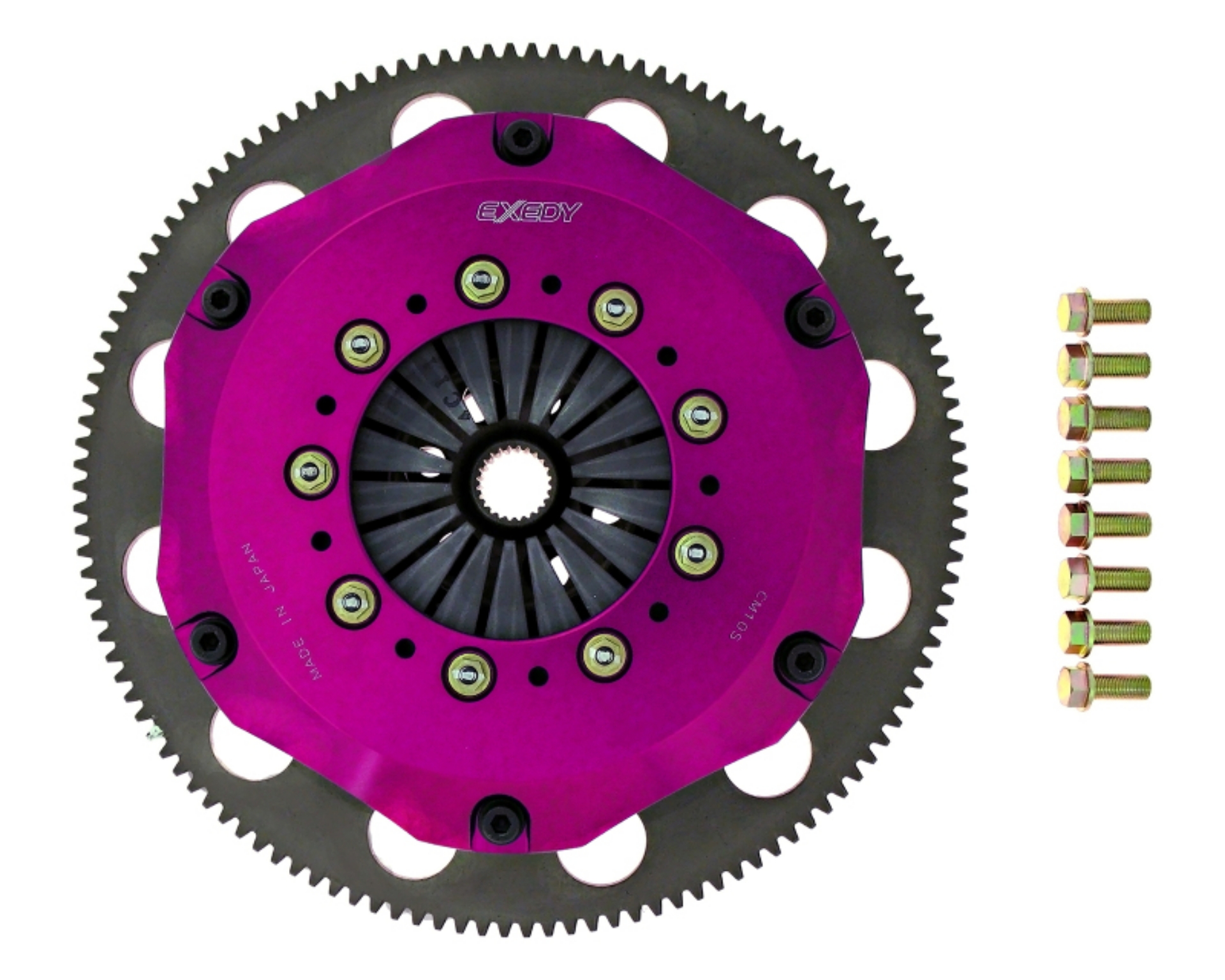 Picture of Exedy 1990-1996 Nissan 300ZX Turbo V6 Hyper Triple Carbon-R Clutch Rigid Disc Push Type Cover