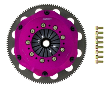 Picture of Exedy 1990-1996 Nissan 300ZX Turbo V6 Hyper Triple Carbon-R Clutch Rigid Disc Push Type Cover