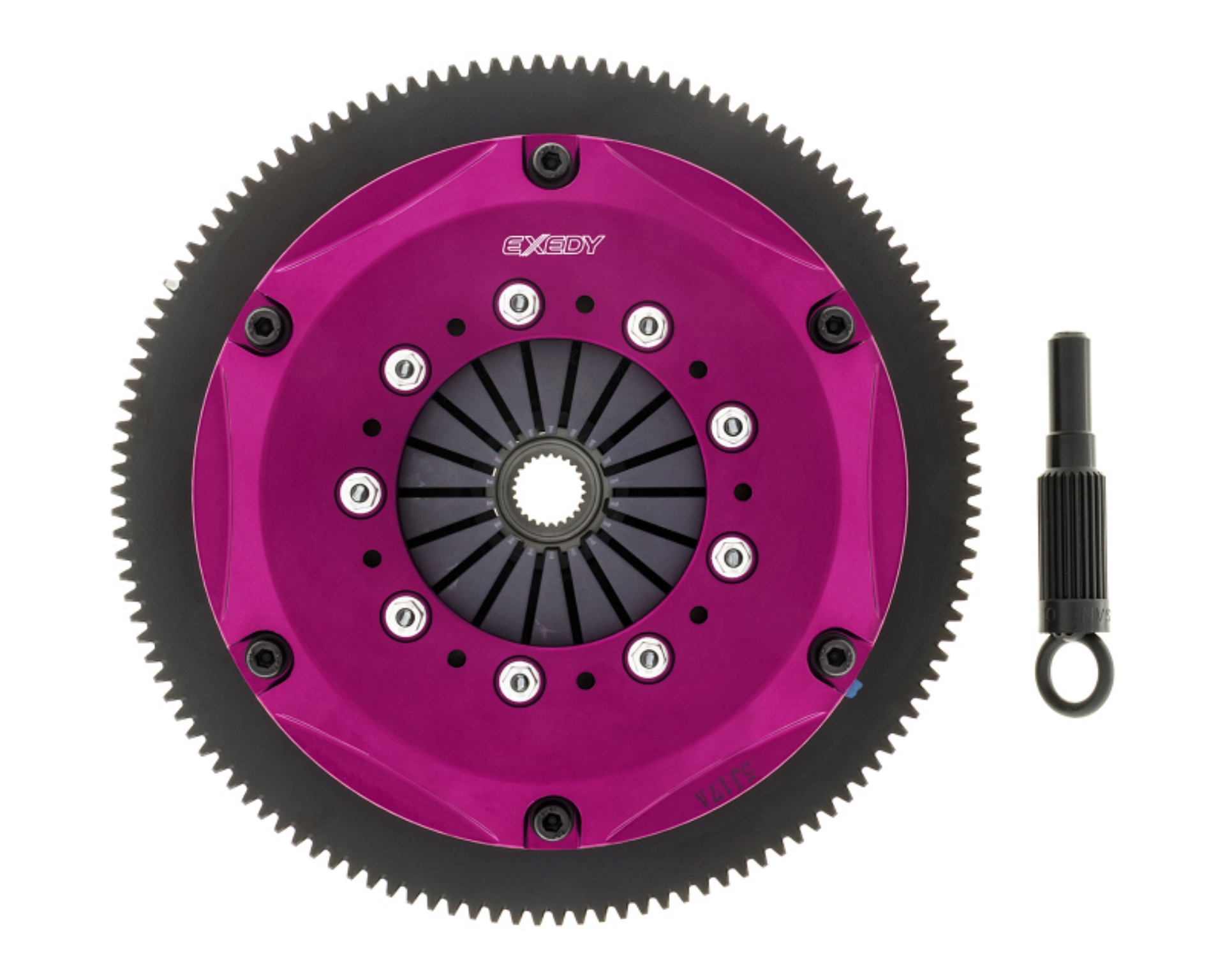 Picture of Exedy 1990-1996 Nissan 300ZX Turbo V6 Hyper Triple Cerametallic Clutch Rigid Disc Push Type Cover
