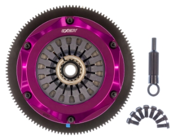 Picture of Exedy 2004-2014 Subaru Impreza WRX STI H4 Hyper Twin Cerametallic Clutch Sprung Disc Pull Type