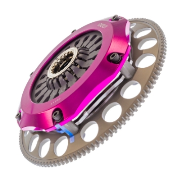 Picture of Exedy 2004-2014 Subaru Impreza WRX STI H4 Hyper Compe-D Twin Cerametallic Clutch Sprung Center Disc