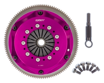 Picture of Exedy 1989-1998 Nissan 240SX L4 Hyper Twin Cerametallic Clutch Sprung Center Disc Push Type Cover