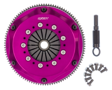 Picture of Exedy 1989-1994 Nissan 240SX Hyper Twin Cerametallic Clutch Sprung Center Disc Push Type Cover