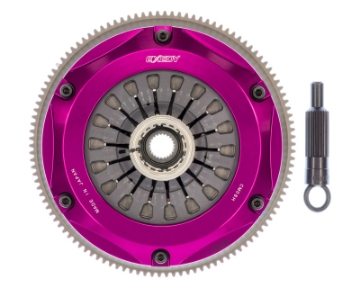 Picture of Exedy 2008-2015 Mitsubishi Lancer Evolution GSR L4 Hyper Twin Cerametallic Clutch Sprung
