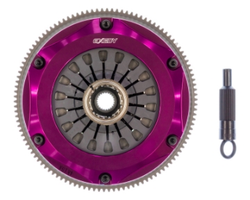 Picture of Exedy 2008-2015 Mitsubishi Lancer Evolution GSR L4 Hyper Twin Cerametallic Clutch Sprung Disc