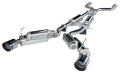 Picture of HKS 08-13 Infiniti G37 Coupe Dual Hi-Power Ti Tip Catback Exhaust SUS304 NO COATING